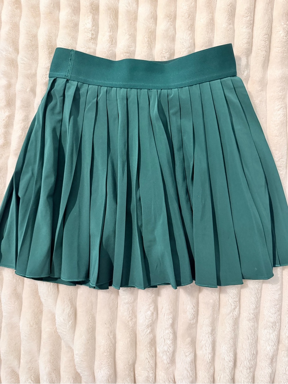 TNA Pleated Teal Mini Skirt - Women's Skirt
